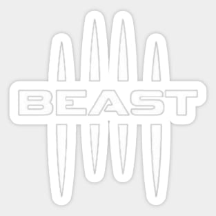 Beast t-shirts Sticker